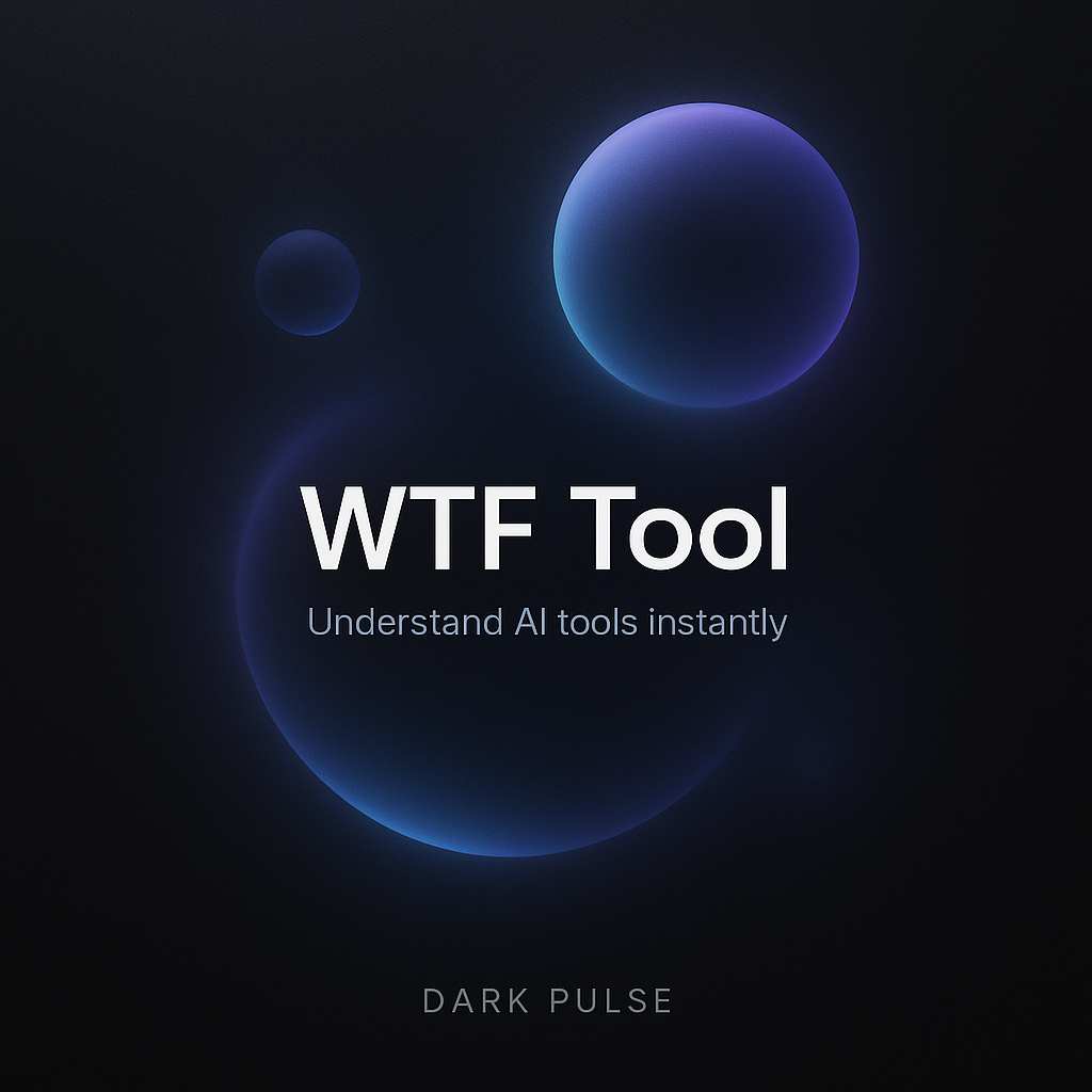 WTF Weekly Wtf Is This AI Tool?! Weekly Access